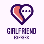 girlfriend express logo with the heart shape above and text below